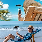 preiswerte Heizen und Kühlen-Biegsame Handy-Sonnenblende, Mini-Sonnenblende für Outdoor-Aktivitäten, schützt das Handy vor Sonne und Regen, verhindert Blendung und Spiegelungen beim Fotografieren, einfach zu bedienen, kein