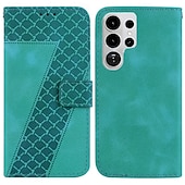 levne 2026 Samsung Galaxy S26 Série-telefon Carcasă Pro Samsung Galaxy S26 S26 Plus S26 Ultra Pouzdro na peněženku Vytlačený vzor Ochrana celého těla Stojánek Geometriské vzory PU kůže