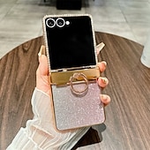levne Pouzdra pro Samsung-telefon Carcasă Pro Samsung Galaxy Z Flip 7 Z Flip 7 FE Z Flip 6 Z Flip 5 Z Flip 4 Z Flip 3 Zábavné Držák na prsteny Komiks Kov ABS