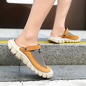abordables sandalias de exterior-Zapatillas de punto para hombre, sin cordones, para exteriores: zapatillas deportivas informales, ligeras y transpirables, ideales para actividades al aire libre, caminar, viajar y para la playa.