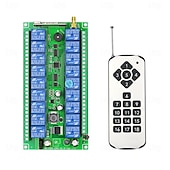 cheap Smart Switch-DC12V 24V 18CH Wireless Remote Control Switches Learning Code Relay Receiver 10A Relay 433mhz