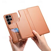 cheap 2026 Samsung Galaxy S26 Series-Phone Case For Samsung Galaxy S26 Ultra Plus S25 Ultra Plus S25 Edge S24 Plus Wallet Case with Stand Holder Full Body Protective Shockproof TPU PU Leather