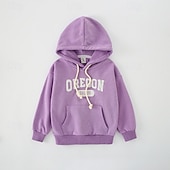 cheap Daily Family Matching-Family Tops Letter Casual Print Red Light Purple Beige Long Sleeve Active Matching Outfits
