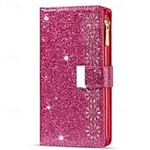 cheap 2026 Samsung Galaxy S26 Series-Phone Case For Samsung Galaxy S26 S26 Plus S26 Ultra Wallet Case Zipper Full Body Protective Kickstand Color Gradient sky PU Leather