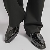 levne Brogue boty-Pánské zlaté metalické oxfordky, šněrovací boty, formální boty, lesklé brogue boty pro obchodní příležitosti na svatby, bankety, večírky, divadelní vystoupení, plesy a luxusní večerní nošení