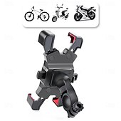baratos Ferramentas Manuais-Suporte giratório de 360 graus antiderrapante para celular em bicicletas elétricas, mountain bikes e motocicletas.