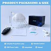 abordables lumières de projecteur de galaxie d'étoile-Vague océanique 2 en 1 &amp;Projecteur de méduses avec télécommande, minuterie et arrêt automatique, veilleuse 8 couleurs pour enfants, lampe d'ambiance USB pour chambre, cadeau de Noël ou d'anniversaire