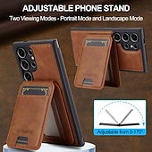 preiswerte 2026 Samsung Galaxy S26 Serie-Handy Hülle Handyhüllen Für Samsung Galaxy S26 S26 Plus S26 Ultra Rückseite Magnetische Adsorption Brieftaschenhülle Mit Ständer Abnehmbar Unterstützt kabelloses Laden Retro PU-Leder
