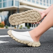 abordables sandales d'extérieur-Sabots blancs décontractés pour homme – chaussures légères à semelle épaisse, style minimaliste, pour les voyages, les vacances et le quotidien
