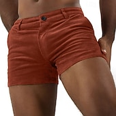 abordables Shorts décontractés-Homme Short Burmuda Shorts de Travail Avec Poches Uni Confort Respirant Longueur Genou Extérieur Affaires Mode Occasionnel Rose Claire bleu marine