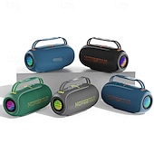 cheap Bluetooth Speakers-80W Bluetooth Speaker, BT 5.3 Wireless Portable Speaker with Deep Bass &amp; RGB Lights, IPX6 Waterproof, 12000mAh for 2026 World Soccer Match Home Watch Party, Immersive Stadium Sound Experience