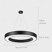 baratos Luzes da ilha-40 cm Design De Lanterna Luzes Pingente Metal Acabamentos Pintados Moderno 110-120V 220-240V