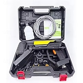 cheap Vehicle Cleaning Tools-Cordless Portable Pressure Washer, Battery Powered Handheld Power Washer Kit with Storage Case &amp; Foam Cannon, High Pressure Cleaner for Car Washing, Patio, Garden, Fence, Outdoor Surface Cleaning