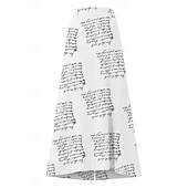  女性用 バケーションスカート ファッション カジュアル マキシ ハイウエスト スカート フラワー レタード プリント 伸縮性なし 日常 ストリート ホワイト イエロー ピンク 夏 ポリエステル