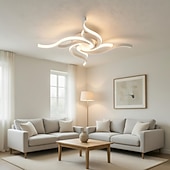 preiswerte Dimmbare Deckenleuchten-Moderne LED-Deckenleuchte, 56 W, 3360 Lumen, flache Deckenmontage, Deckenleuchte für Küche, Schlafzimmer, Arbeitszimmer, Wohnzimmer, Büro, Esszimmer, dimmbar mit Fernbedienung