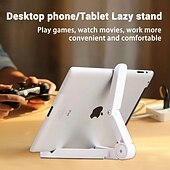cheap Jewelry &amp; Cosmetic Storage-Portable Foldable Universal Folding Tablet Holder, 180-degree Free Rotation Phone Holder, Equipped With Anti-slip Sponge on the Bottom, Perfect for Both Studying And Enjoying TV Shows