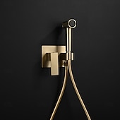 זול ברזים לבידה-סט ריסוס בידה חם וקר מוסתר לאסלה, מרסס בידה ידני לאסלה, מרסס בידה ידני לשירותים, מים חמים