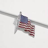 economico 250° Anniversario degli Stati Uniti-spille da bavero con bandiera patriottica – spille di sicurezza anti-esposizione per giacche, cappotti e camicie – 4 luglio, giorno dell'indipendenza, 250° anniversario, accessori per il Memorial Day