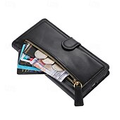 economico 2026 Samsung Galaxy S26 Serie-telefono Custodia Per Samsung Galaxy S26 S26 Plus S26 Ultra Custodia Portafoglio Cerniera Protezione Completa Cavalletto Retrò Pelle PU