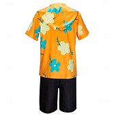 abordables Anime Costumes-Ocean Adventurer Straw Hat Pirate Anime Outfits Masquerade T-shirt Cosplay Suits Casual Daily Vacation Costume For Men's Adults'