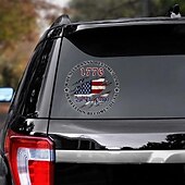 billige U.S. 250-årsjubileum-Klistremerke til bilvinduet i anledning av USAs 250-årsjubileum, vi folket når tyranniet blir lov, klistremerker med USAs uavhengighetsflagg, slitesterke vinylklistremerker til bilvinduet