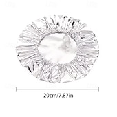 abordables Utensilios de cocina y gadgets-100 tapas de aluminio para conservar el calor: tapas reutilizables para recipientes de alimentos, a prueba de fugas y con cierre hermético, perfectas para almacenar alimentos, mantienen la comida