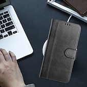 tanie 2026 Samsung Galaxy S26 Seria-telefon Kılıf Na Samsung Galaxy S26 S26 Ultra Plus Etui na karty portfela Z podpórką Obsługa ładowania bezprzewodowego z paskiem na nadgarstek Retro TPU Skóra PU