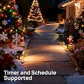 abordables Éclairages pour allées-Lot de 4 projecteurs solaires d'extérieur, étanches IP65, 7 LED, détecteur crépusculaire, projecteurs décoratifs pour jardin, terrasse, cour, pelouse, allée, éclairage paysager