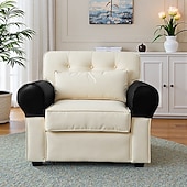 levne Potah na křeslo-Voděodolné potahy na pohovky, 2 potahy na loketní opěrky + 4 nášivky, elastický chránič loketních opěrek z umělé kůže, protiskluzové potahy na loketní opěrky pro ochranu nábytku