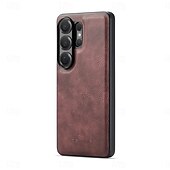 cheap 2026 Samsung Galaxy S26 Series-Phone Case For Samsung Galaxy S26 S26 Plus S26 Ultra Flip Cover Full Body Protective Retro Genuine Leather