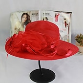 economico Cappelli da Festa-Cappelli Poliestere Matrimonio Compleanno Vintage Carino Con Tulle Copricapo Copricapo