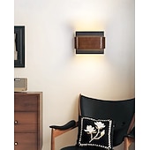 abordables Appliques murales d'intérieur-Applique murale lumineuse à double éclairage, style wabi-sabi médiéval – idéale pour une chambre, un salon ou un couloir. 110-240 V