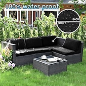 זול כיסוי לכריות פטיו-כיסויי כריות חוץ עמידים למים מצופים TPU כיסוי כרית ספה מגן כיסוי ריהוט לכורסה לגינה בפטיו