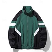 Χαμηλού Κόστους Τζάκετ Τρεξίματος-Ανδρικά Συνδυασμός Χρωμάτων Καλοκαίρι Ποδοσφαίρου Παγκόσμιος αγώνας Jachetă de Alergat Μπουφάν εξωτερικού χώρου Αθλητικό μπουφάν Άνοιξη Φθινόπωρο Φερμουάρ Τσέπη Μπλοκ χρωμάτων Μακρυμάνικο