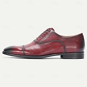 ieftine Pantofi Clasici Eleganți-Pantofi eleganți din piele de înaltă calitate pentru bărbați – piele de vacă autentică, vârf Oxford, aspect elegant și elegant, încălțăminte bărbătească confortabilă, ideală pentru nunți, petreceri, evenimente de afaceri și formale
