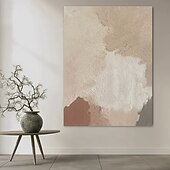 cheap Landscape Paintings-Handmade Oil Painting Canvas Wall Art Decoration Modern Abstract Texture for Home Living Room Decor Frame Hanging/Rolled Frameless Unstretched Painting