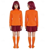  Vintage detektivgrupp Cosplay-kostym Kläder Film Fest Mode Klassisk for Unisex Barn Vuxna Halloween Karnival Dagligen Comic Con Anime Expo