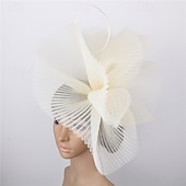 abordables Fascinadores-Fascinators Poliéster Boda Cumpleaños Vintage Estilo lindo Retro Con Tul Celada Sombreros