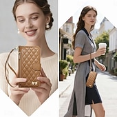 cheap 2026 Samsung Galaxy S26 Series-Phone Case For Samsung Galaxy S26 S26 Plus S26 Ultra Wallet Case Flip Cover Zipper with Wrist Strap Kickstand Retro TPU PU Leather
