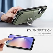 billiga 2026 Samsung Galaxy S26 Serien-telefon fodral Till Samsung Galaxy S26 S26 Plus S26 Ultra Skal med stativ Ringhållare Ringspänne Kontor / företag TPU PU läder