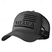  Casquette trucker américaine patriotique en maille, unisexe, ajustable, style papa, 4 juillet, jour de l'indépendance, 250e anniversaire.