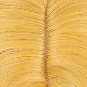voordelige Anime pruiken-Anime pruik met korte gouden middenscheiding in oceaanavonturiersstijl voor cosplayfeestjes