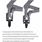abordables Abrazaderas y alicates-alicates para clips de coche &amp;Herramienta de extracción de molduras, extractor de remaches con resorte para paneles de puertas de automóviles, interior &amp;Revestimiento exterior, mecánico, desmontaje