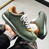 abordables Zapatillas Informales-Zapatillas sin cordones de piel sintética para hombre: elegantes, fáciles de llevar, ideales para reuniones informales, viajes y comodidad diaria.