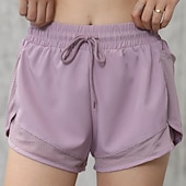 economico Pantaloncini sportivi-Per donna Shorts sportivi Shorts Pantaloncini Estivi Shorts da Spiaggia Vacanza Moda Casual Quotidiano Corto Misura del girovita medio Coulisse Tasca Fascia Elastica Asciugatura Rapida Morbido