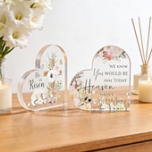 זול פסלים-פריט קישוט בצורת לב ופרפר ליום האם אחד. קיימות מספר אפשרויות. מתאים למתנות יום האם ולקישוטי שולחן לחג המשפחה.