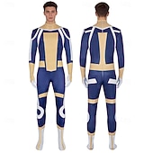  Abenteuer Invinciboy Superheld Zentai-Anzüge Cosplay Kostüm Outfits Videospiel Film- und TV-Themenkostüme for Unisex Kinder Erwachsene Halloween Leistung Comic-Konzert