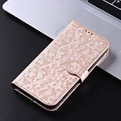 billige 2026 Samsung Galaxy S26-serien-telefon Etui Til Samsung Galaxy S26 S26 Pluss S26 Ultra Lommebok-kortveske Magnetisk Helkroppsbeskyttende med nøkkelbånd Kontor / Bedrift Geometrisk mønster TPU