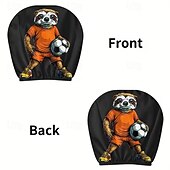 olcso 250. évforduló-2 db rajzfilmfigura, focimeccs mintás fejtámla huzat autóba, belső dekoráció, rugalmas kialakítás, univerzális illeszkedés, alkalmas napi ingázásra és családi kirándulásokra, tökéletes szórakoztató