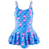 abordables Traje de baño de una pieza-Niños Chica Traje de baño Exterior Playa Graphic Vacaciones Tropical Moda Trajes de baño 4 años + Verano Azul Piscina Rosa